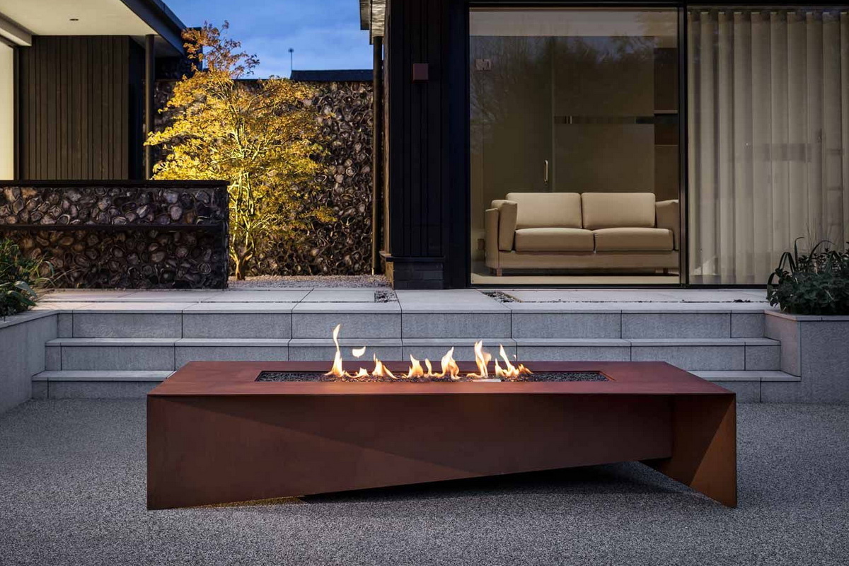 Corten Çelik Ateş Çukuru